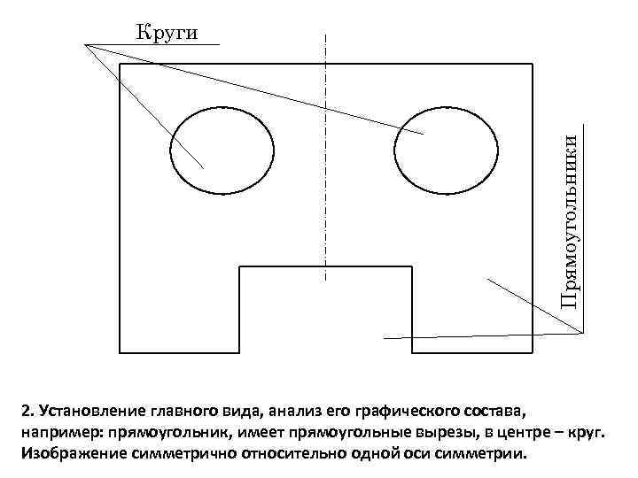 Чертеж симметричной детали