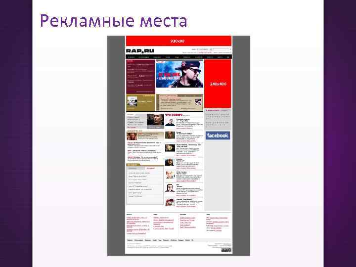 Рекламные места 