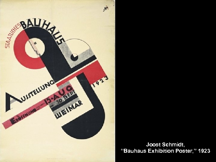 Joost Schmidt, “Bauhaus Exhibition Poster, ” 1923 