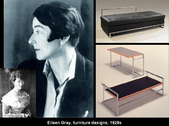 Eileen Gray, furniture designs, 1920 s 