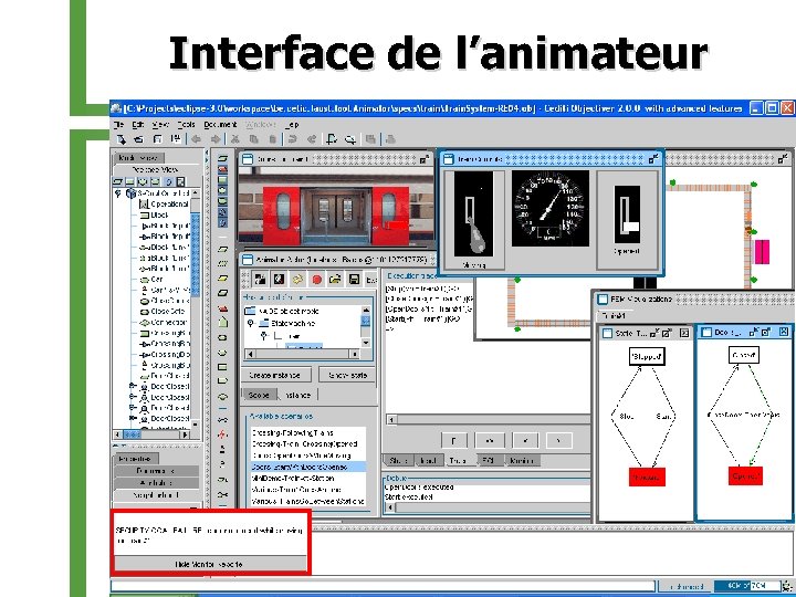 Interface de l’animateur 