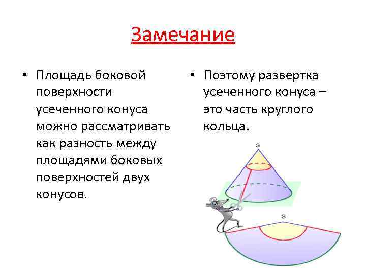 Калькулятор площади поверхности усеченного конуса