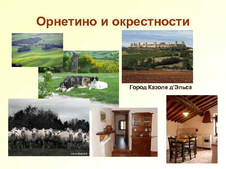 Орнетино и окрестности Город Казоле д’Эльса 