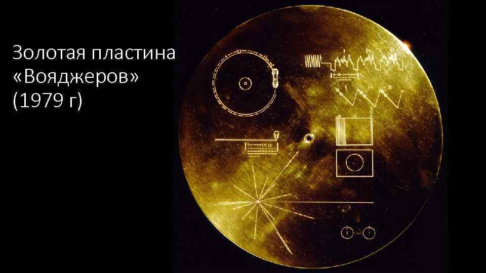Золотая пластина «Вояджеров» (1979 г) 