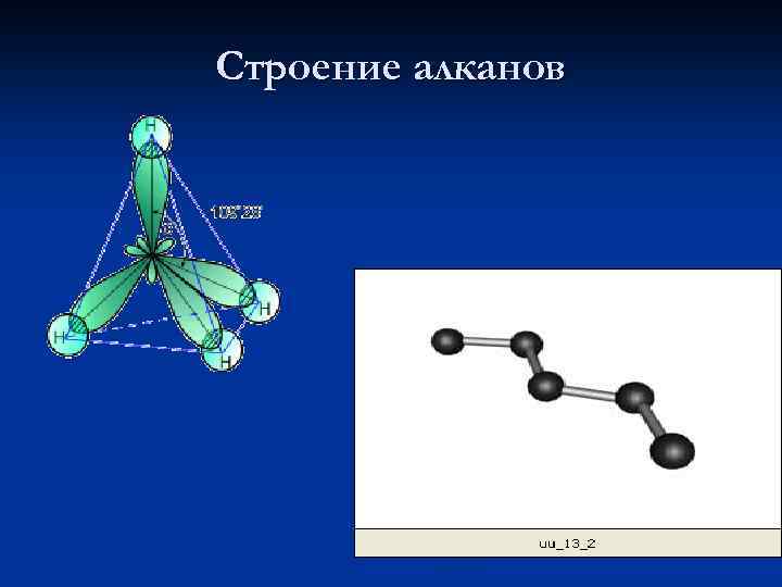 Строение алканов 
