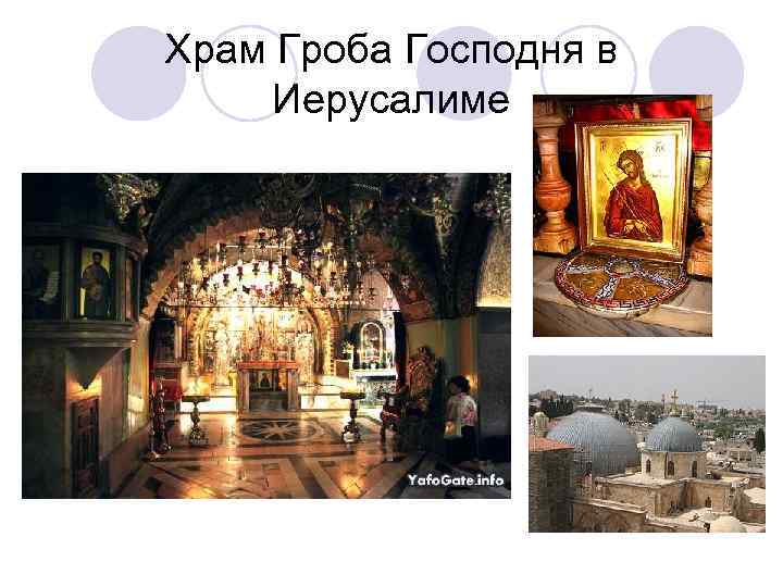 Храм Гроба Господня в Иерусалиме 