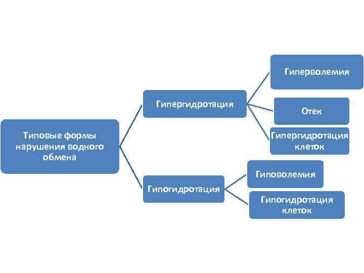 Нарушение водного обмена патология презентация