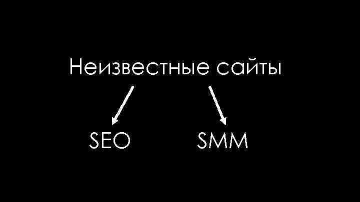 Неизвестные сайты SEO SMM 