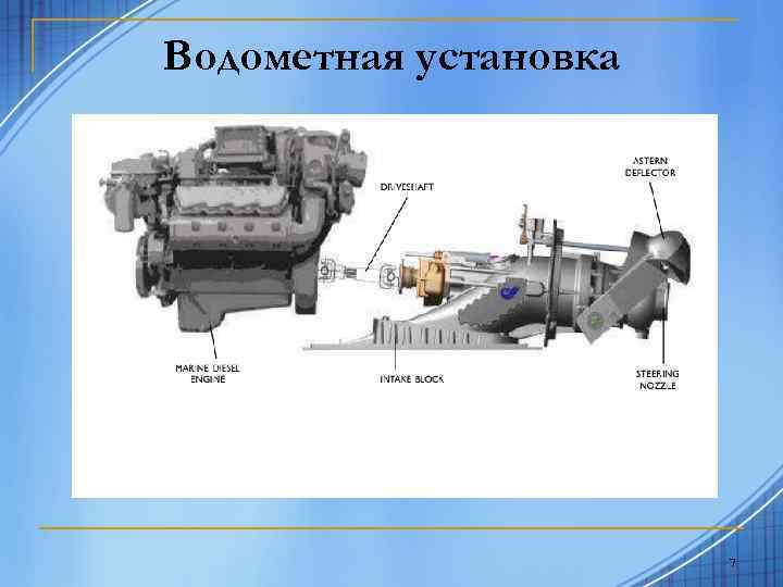 Водометная установка 7 