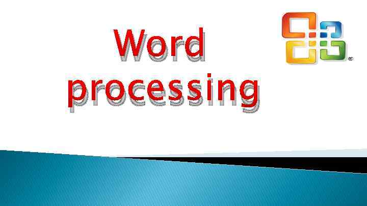 Word processing 