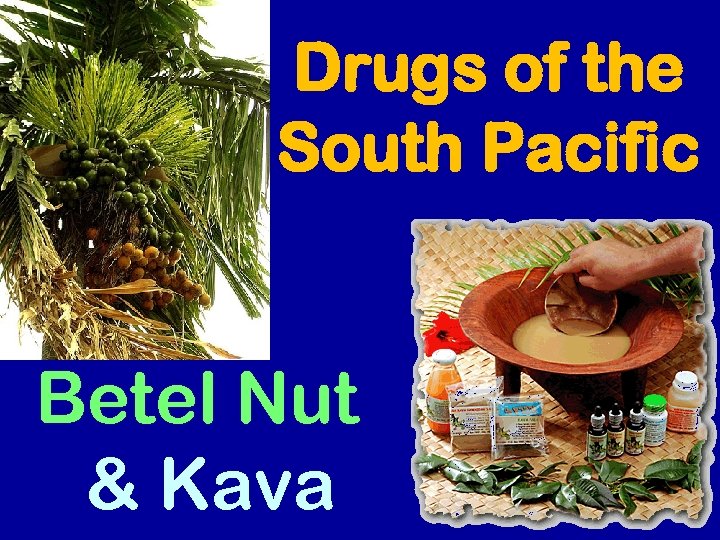 Drugs of the South Pacific Betel Nut & Kava 