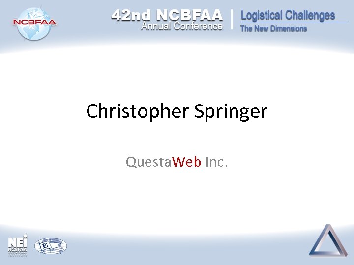 Christopher Springer Questa. Web Inc. 