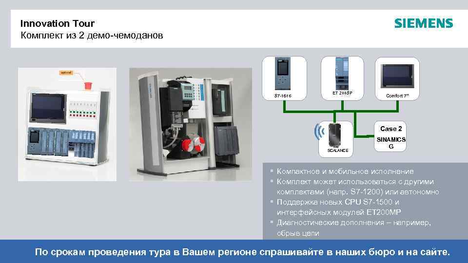 Innovation Tour Комплект из 2 демо-чемоданов S 7 -1516 ET 200 SP Comfort 7“