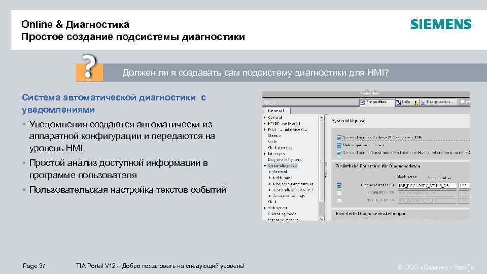 Online & Диагностика Простое создание подсистемы диагностики Должен ли я создавать сам подсистему диагностики