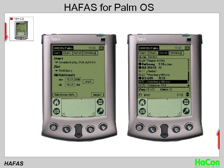 HAFAS for Palm OS HAFAS 