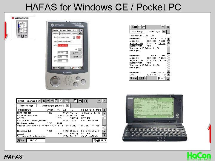 HAFAS for Windows CE / Pocket PC HAFAS 