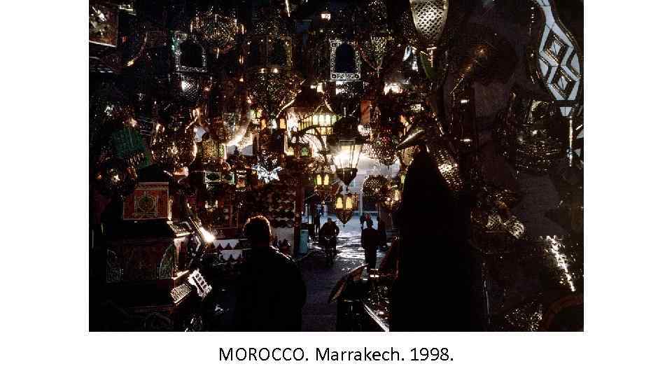 MOROCCO. Marrakech. 1998. 