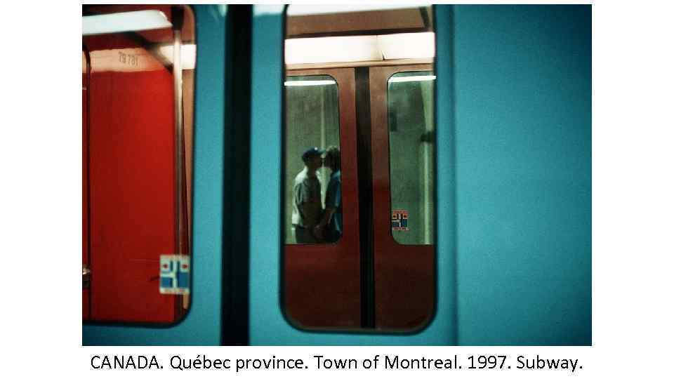 CANADA. Québec province. Town of Montreal. 1997. Subway. 