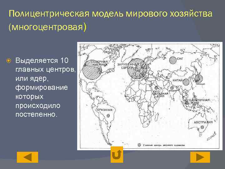 Современный географический рисунок мирового морского портового хозяйства