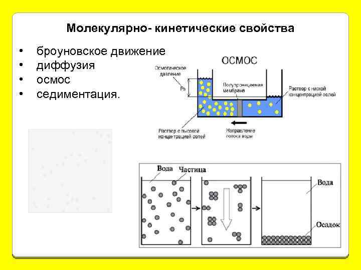 Молекулярно кинетические свойства коллоидных растворов