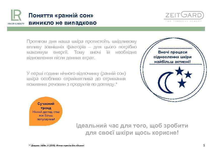 Поняття «ранній сон» виникло не випадково Протягом дня наша шкіра протистоїть шкідливому впливу зовнішніх