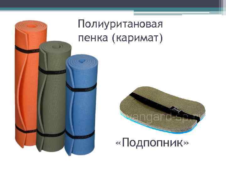 Полиуритановая пенка (каримат) «Подпопник» 