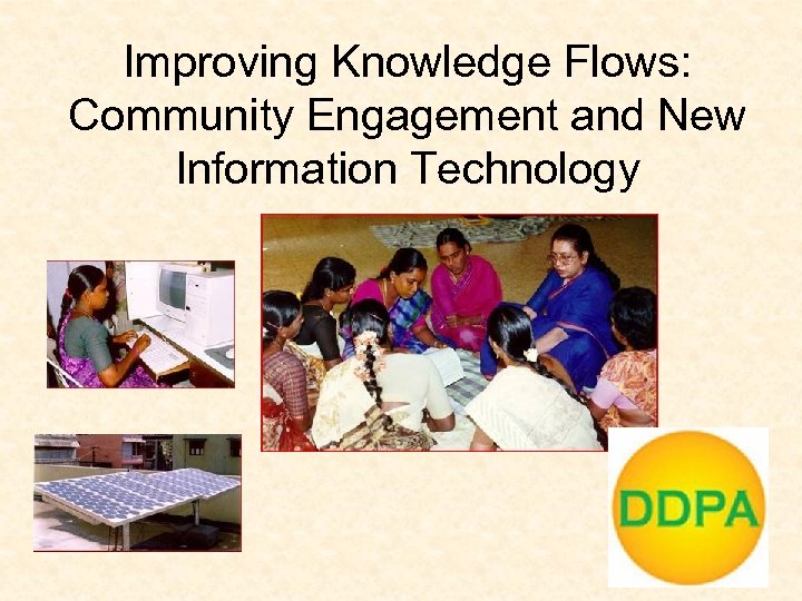 Improving Knowledge Flows: Community Engagement and New Information Technology 