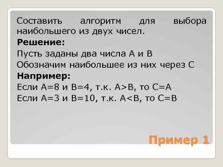 Алгоритм выбора консультанта в компьютерную компанию