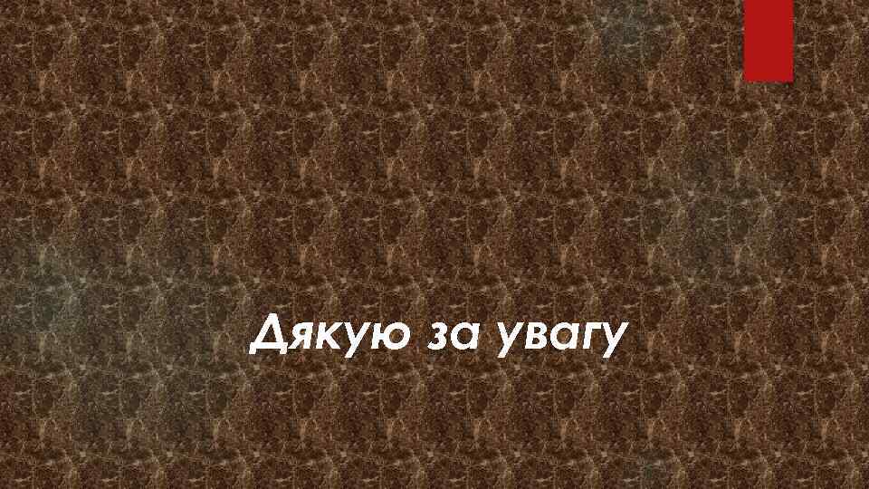 Дякую за увагу 