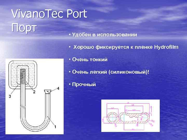 Vivano. Tec Port Порт • Удобен в использовании • Хорошо фиксируется к пленке Hydrofilm