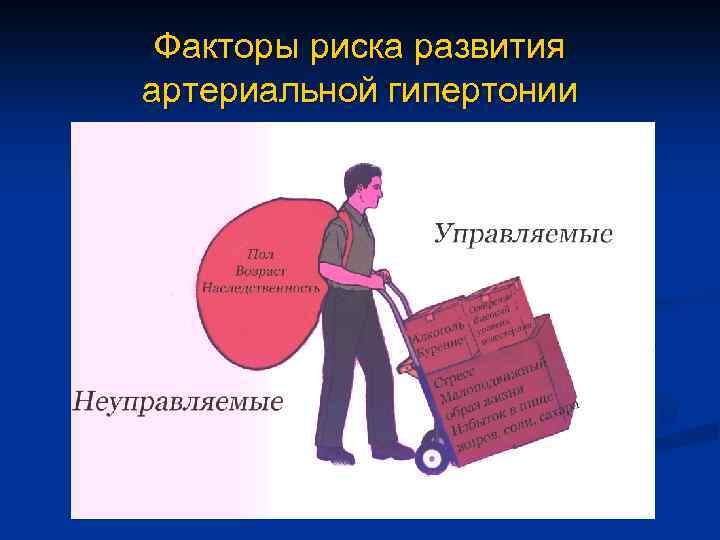 Факторы риска развития артериальной гипертонии 