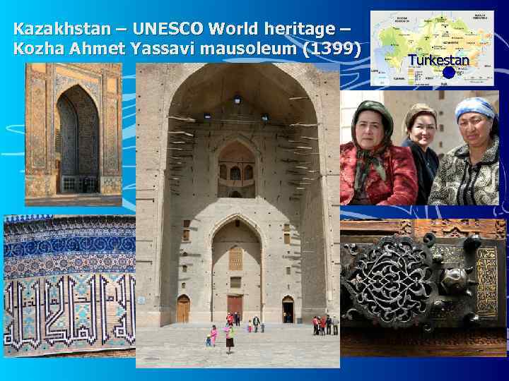 Kazakhstan – UNESCO World heritage – Kozha Ahmet Yassavi mausoleum (1399) Turkestan 