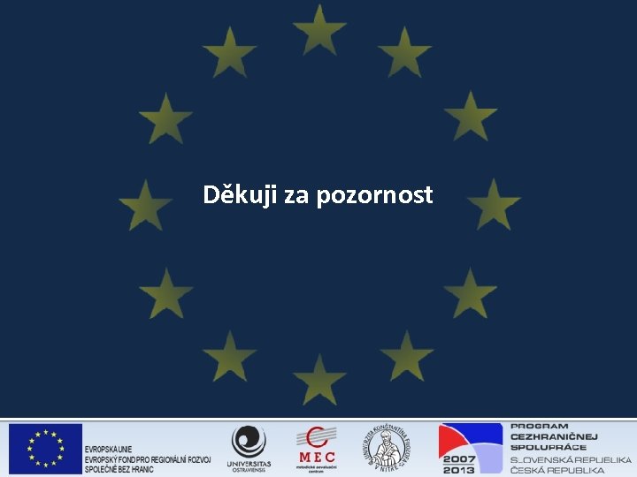 Děkuji za pozornost 