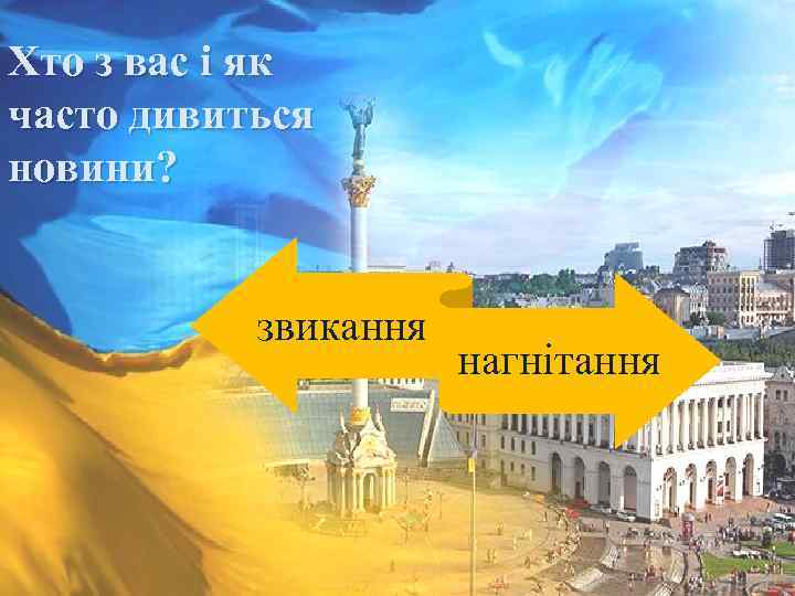 Хто з вас і як часто дивиться новини? звикання нагнітання 