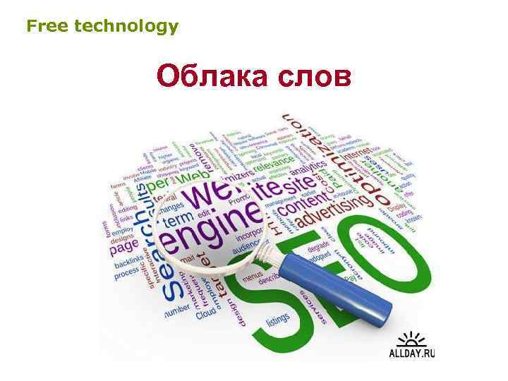 Free technology Облака слов 