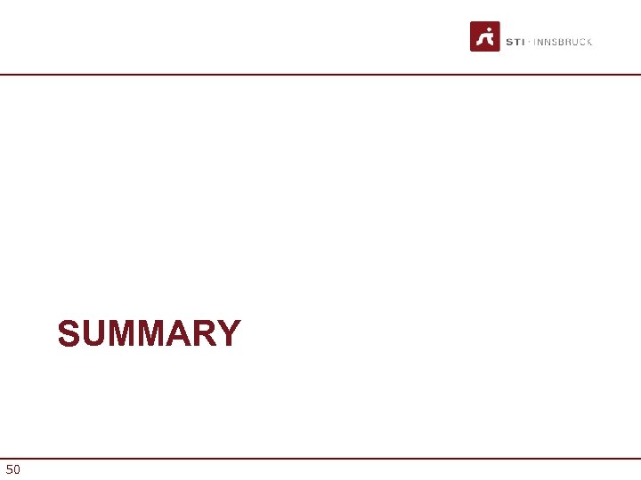 SUMMARY 50 