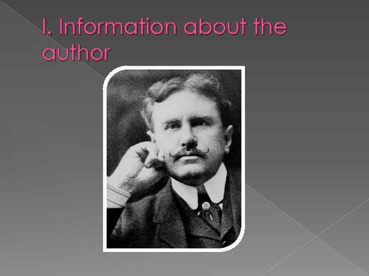 I. Information about the author 