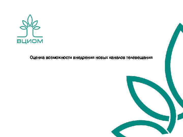 Оценка возможности внедрения новых каналов телевещания 