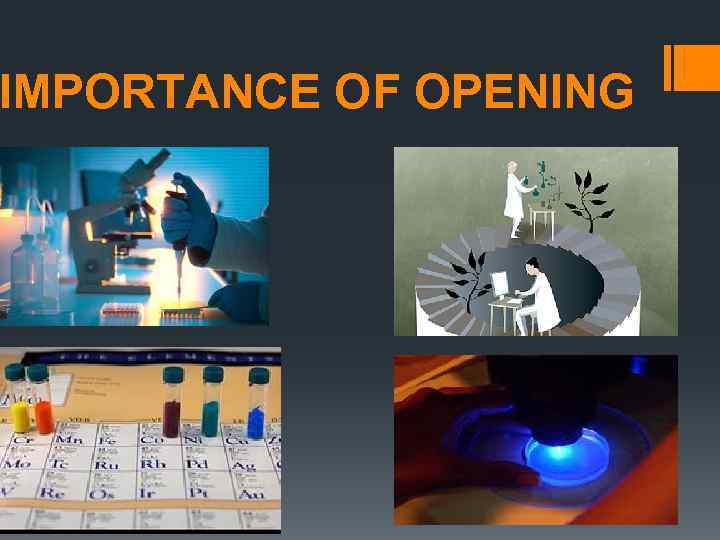 IMPORTANCE OF OPENING 