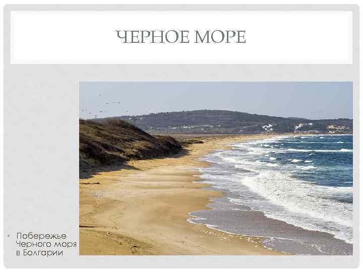 ЧЕРНОЕ МОРЕ • Побережье Черного моря в Болгарии 