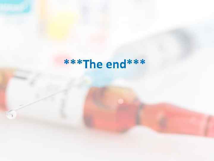 ***The end*** 