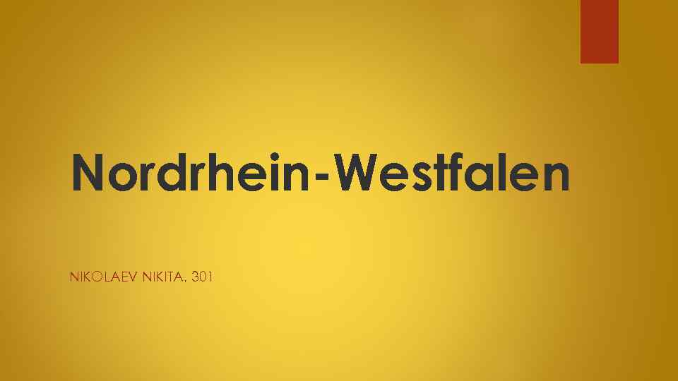 Nordrhein-Westfalen NIKOLAEV NIKITA, 301 