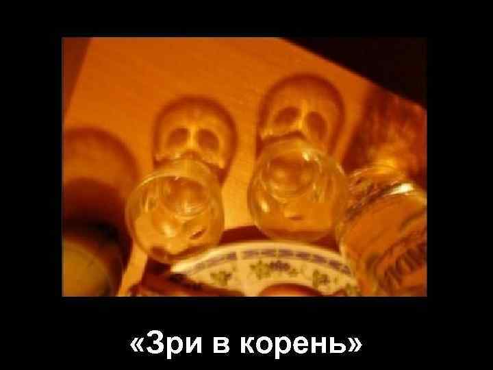  «Зри в корень» 