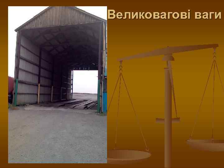 Великовагові ваги 