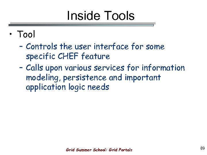 Grid Portals A User s Gateway to the