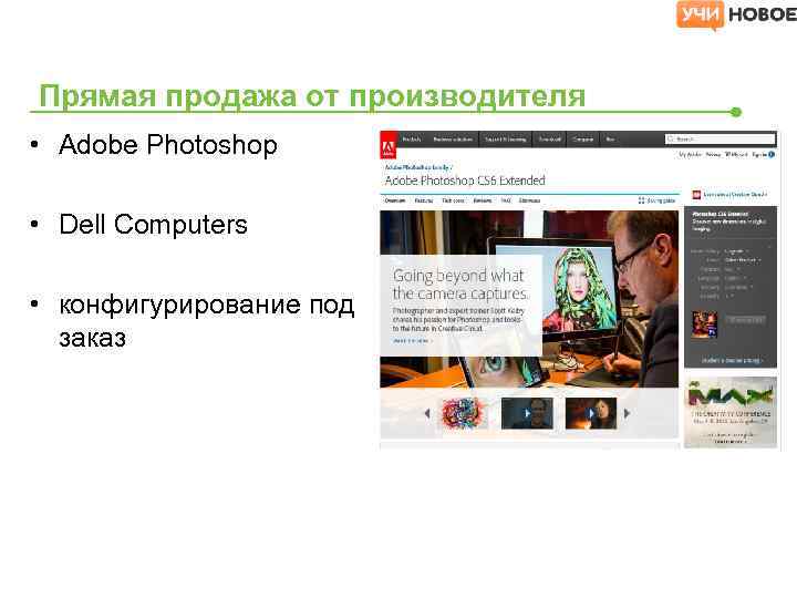 Прямая продажа от производителя • Adobe Photoshop • Dell Computers • конфигурирование под заказ