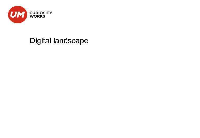 Digital landscape 