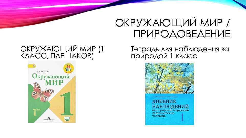 ОКРУЖАЮЩИЙ МИР / ПРИРОДОВЕДЕНИЕ ОКРУЖАЮЩИЙ МИР (1 КЛАСС, ПЛЕШАКОВ) Тетрадь для наблюдения за природой