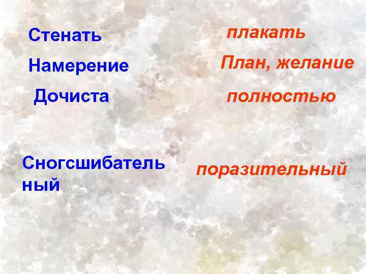 Стенать Намерение Дочиста Сногсшибатель ный плакать План, желание полностью поразительный 