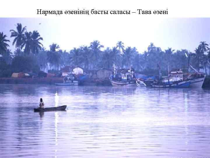 Нармада өзенінің басты саласы – Тава өзені 